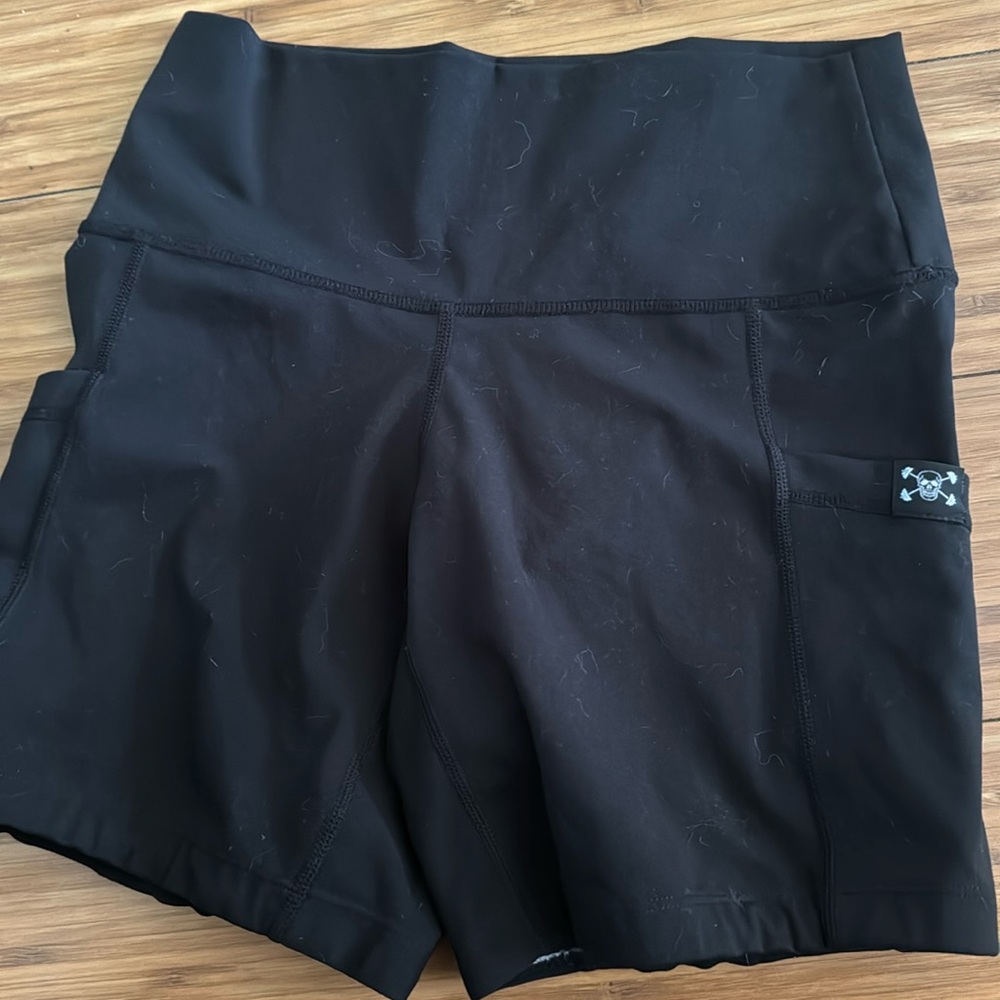 Cvg black shorts 5”- cotton